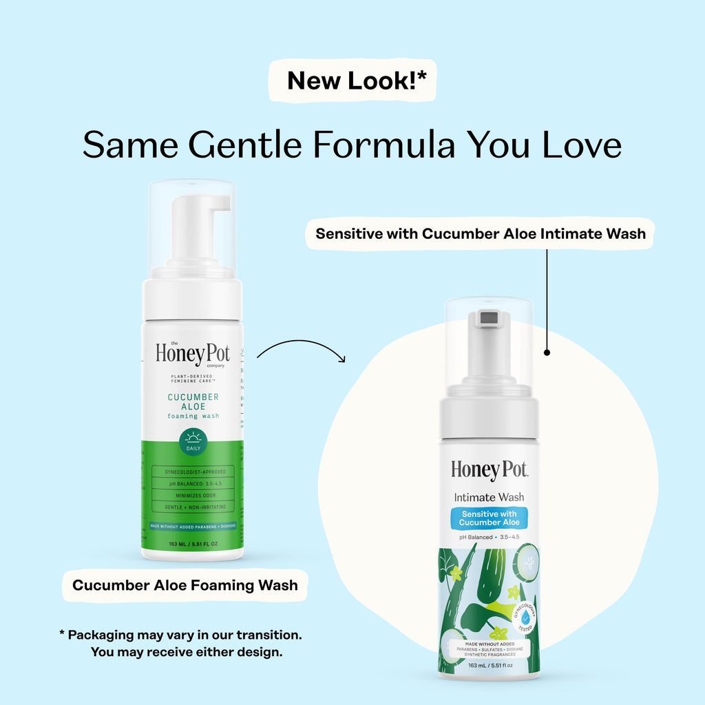 Sensitive with Cucumber Aloe Intimate Wash