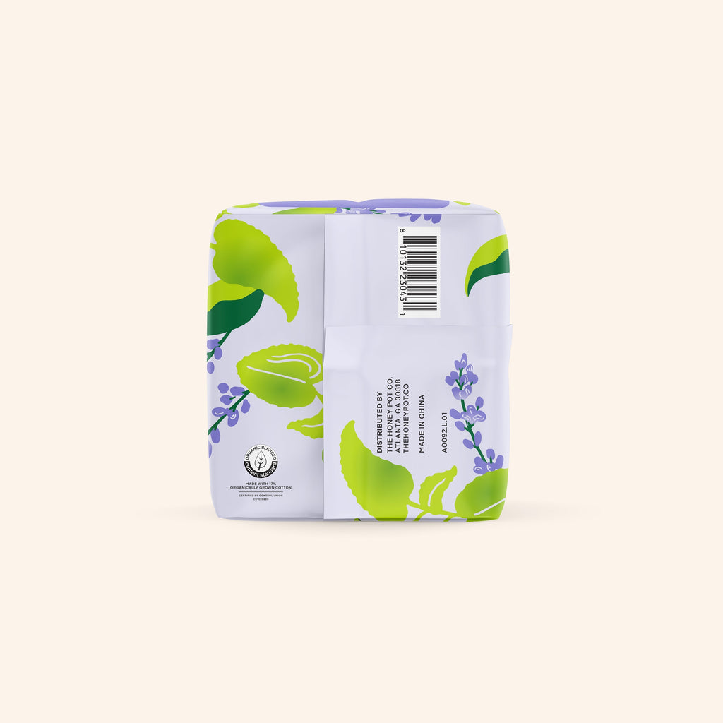 Organic Cotton Cover Calming Herbal Infusion Long Liners